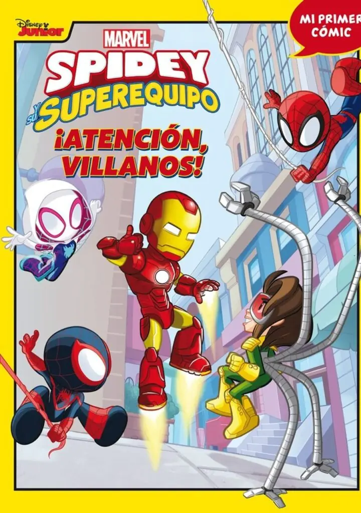 Spidey y su Superequipo Atención Villanos – Libros Disney