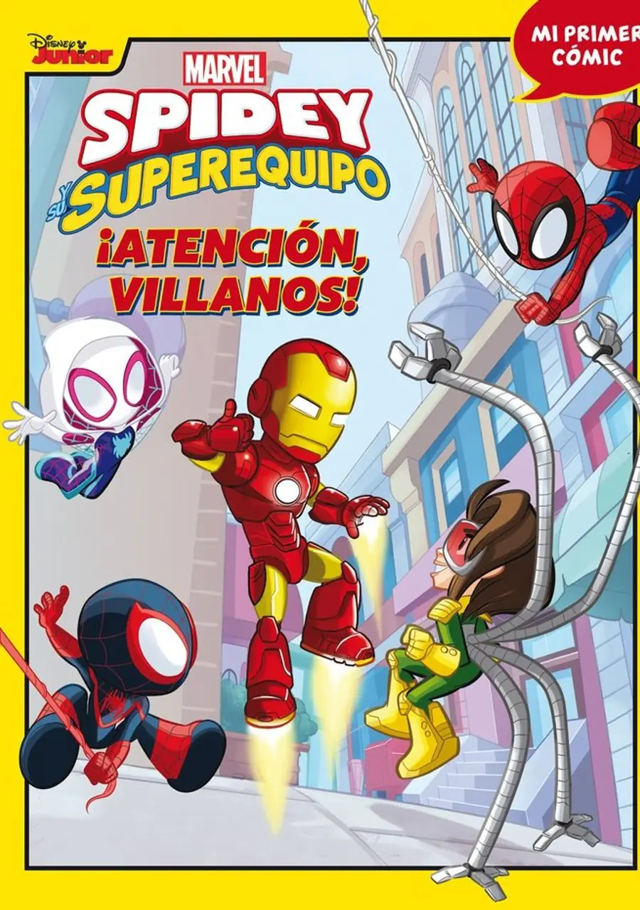 Spidey y su Superequipo Atención Villanos – Libros Disney