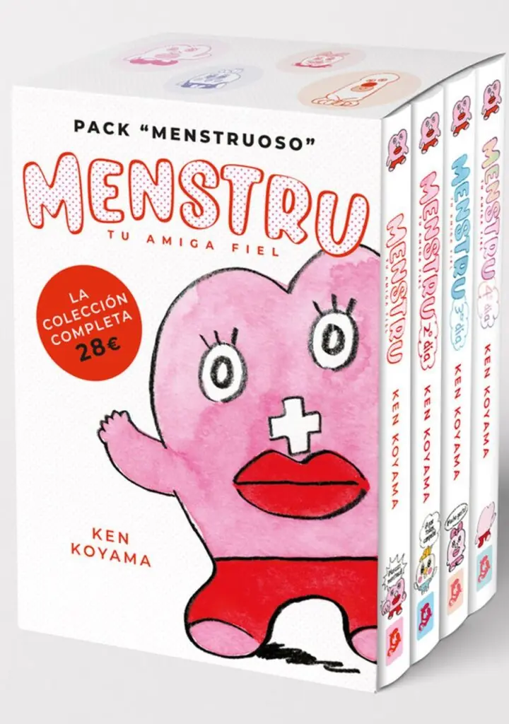 Pack Menstruoso: Menstru, Tu Amiga Fiel, Vol.1-4 – Tomodomo