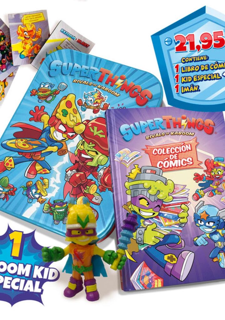 Libro Coleccionista Cómics Superthings Kk y Gk Series – Ediba Europa Eon