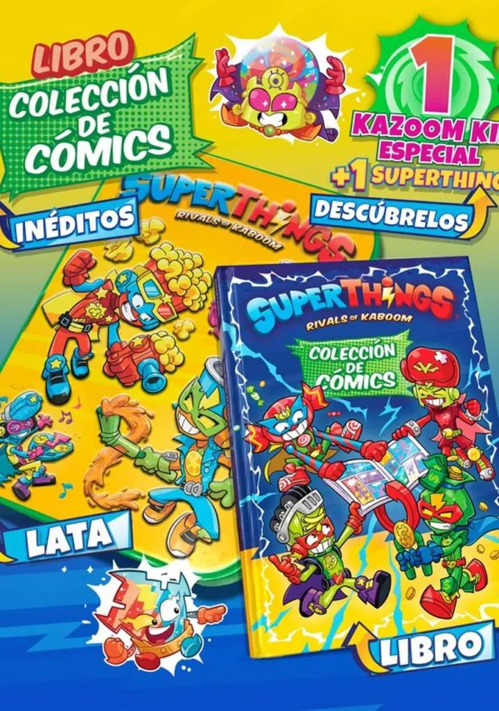 Libro del Coleccionista de Cómics Superthings Neón – Ediba Europa Eon