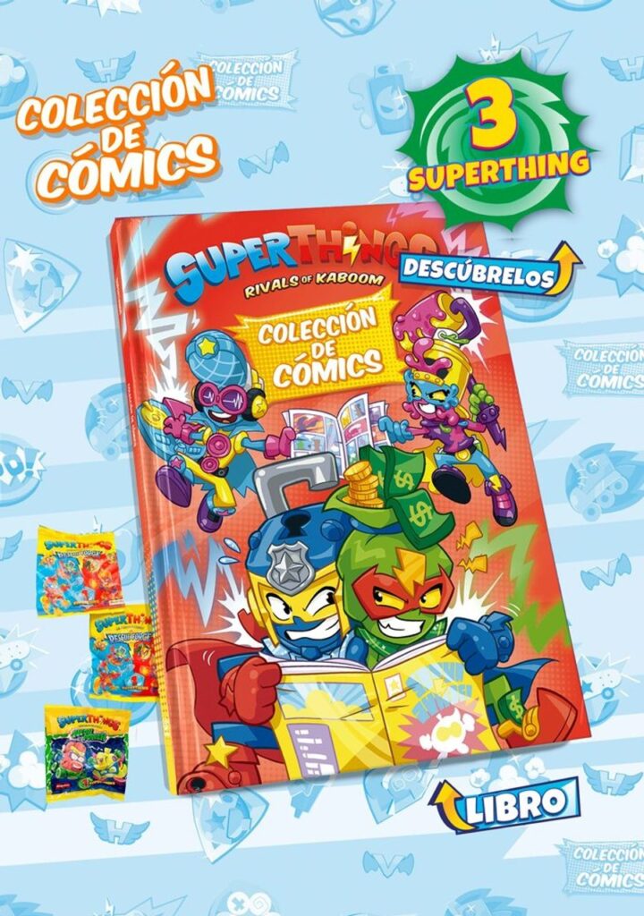 Libro Coleccionista Cómics Superthings Rescue Force & Neón – Ediba Europa Eon