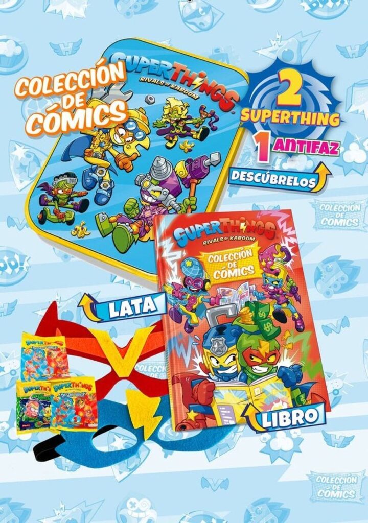 Libro Colec Cómics Superthings Rescue Force Neón Power Lata – Ediba Europa Eon
