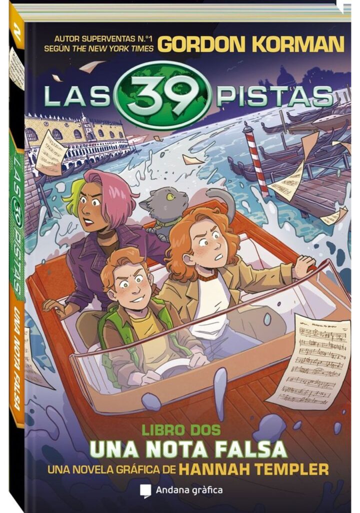 Las 39 Pistas. Libro 2: Una Nota Falsa. Cómic de Misterio y Aventuras – Andana Grafica
