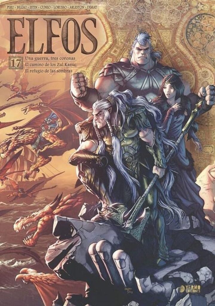 Elfos Integral 17 (Una Guerra, Tres Coronas / el Camino de los Zul Kassai / el Refugio de las Sombras) – Yermo Ediciones
