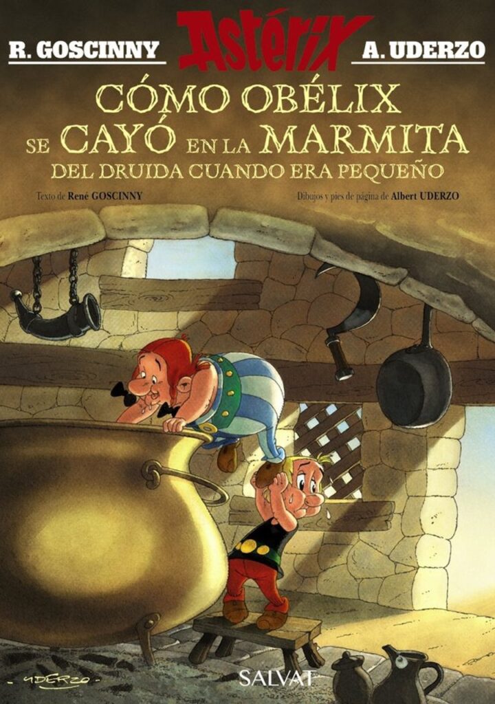 Cómo Obélix se cayó en la marmita del druida cuando era pequeño – Editorial Bruño