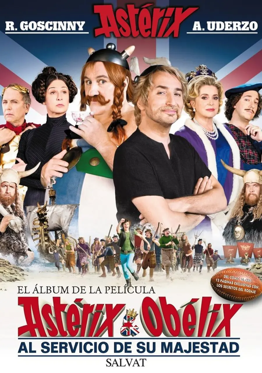 Astérix & Obélix al servicio de su majestad. El álbum de la película – Editorial Bruño