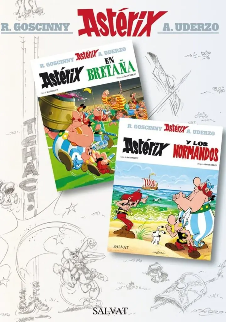 Astérix en Bretaña y Astérix y los normandos. Álbum doble – Editorial Bruño