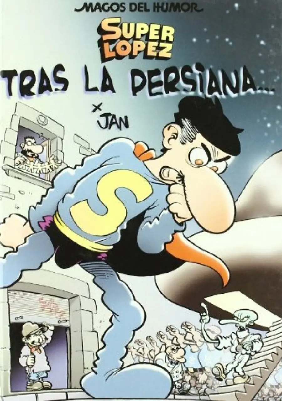 Superlópez. Tras la persiana... (Magos del Humor 104) – Bruguera
