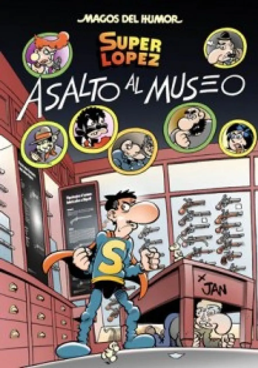 Superlópez. Asalto al museo (Magos del Humor 152) – Bruguera