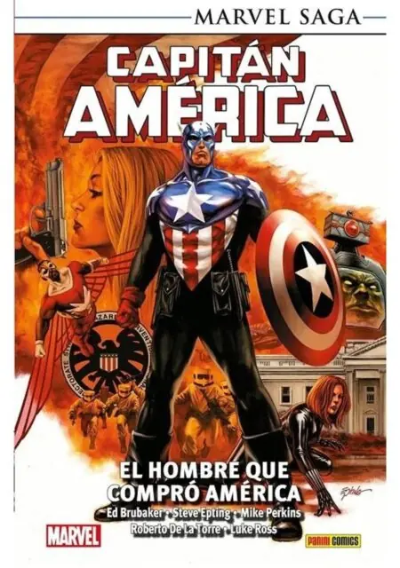 Capitán América Marvel Saga Rústica 07 (El Hombre que Compró América) – Panini España