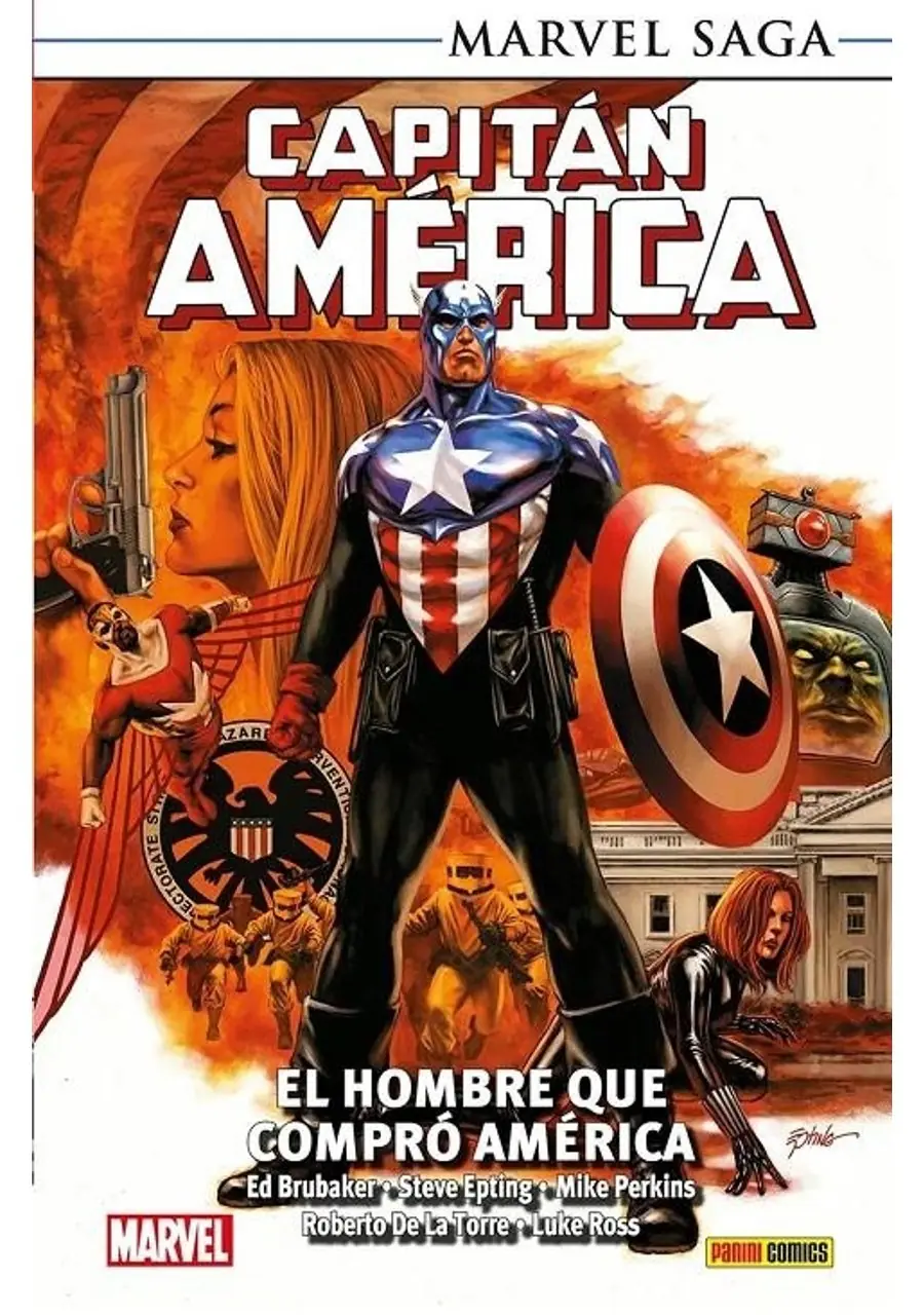 Capitán América Marvel Saga Rústica 07 (El Hombre que Compró América) – Panini España