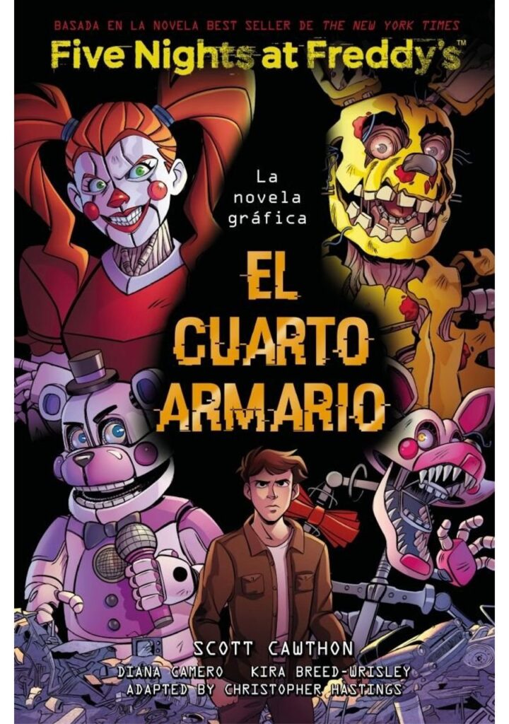 Five Nights At Freddy's la Novela Gráfica el Cuarto Armario – Roca Infantil