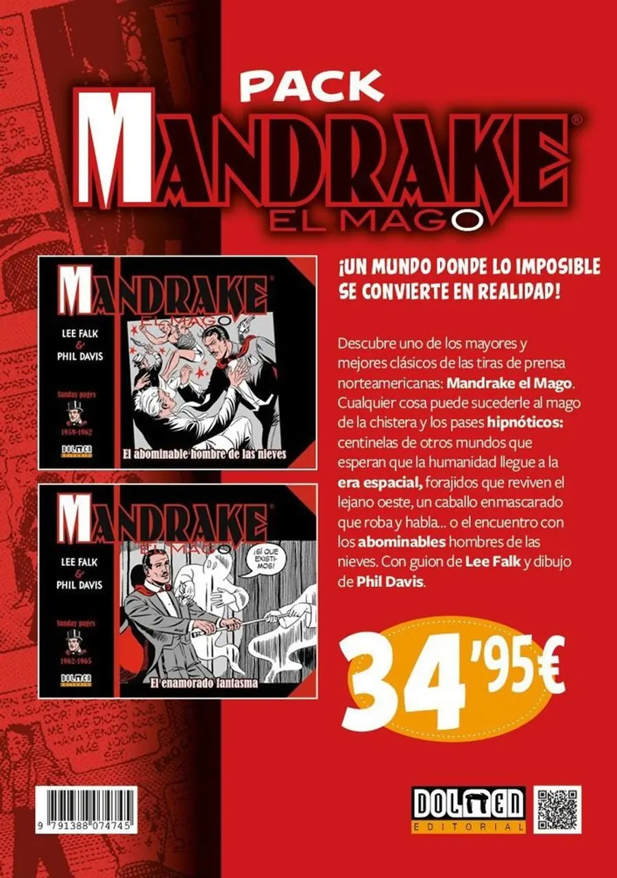Pack Mandrake el Mago 02 – Dolmen Editorial