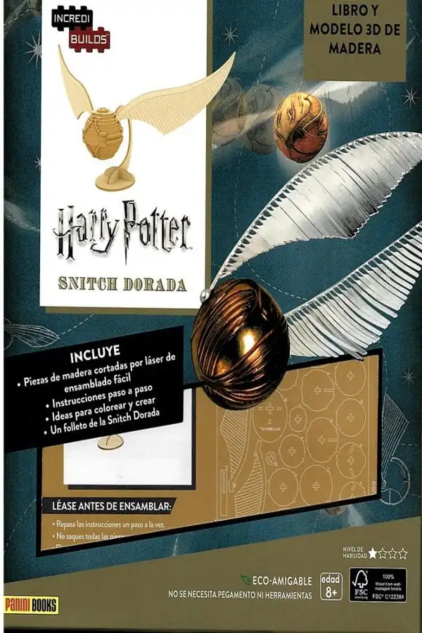 Harry Potter: Golden Snitch Kit Incredi Builds - Panini Argentina