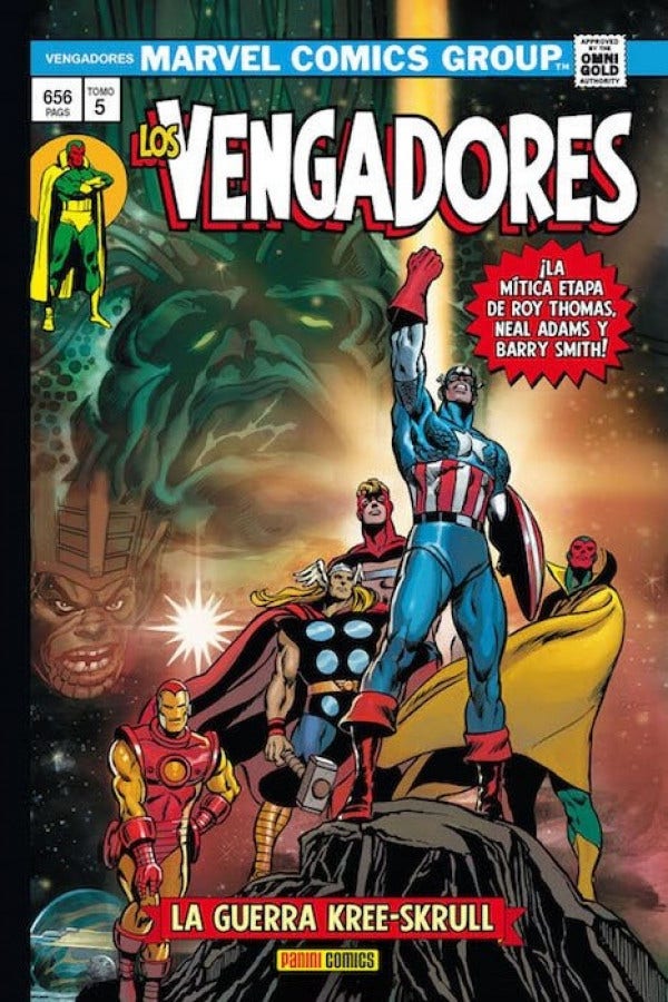 Los Vengadores (HC) 05 la Guerra de Kree-Skrull (Marvel Gold) - Panini Argentina
