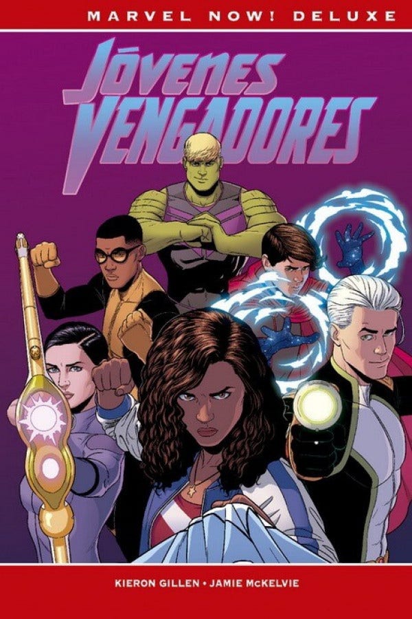 Jovenes Vengadores (HC) de Gillen y Mcelvie (Marvel Now Deluxe) - Panini Argentina