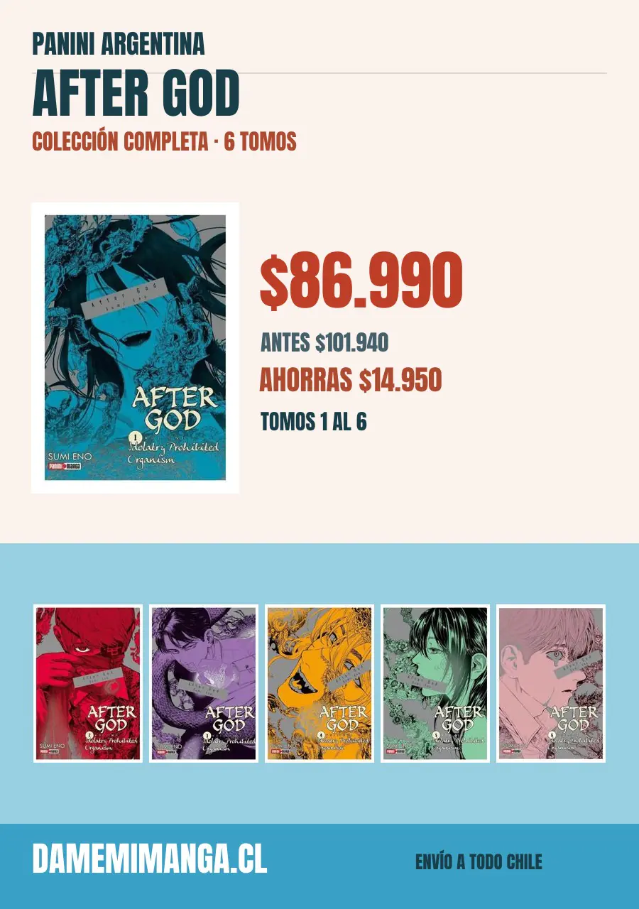 After God Colección Completa (6 tomos) – Panini Argentina