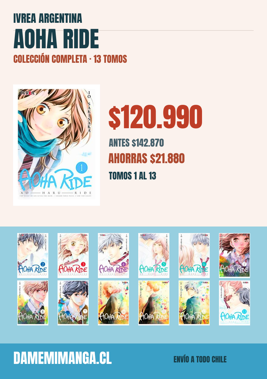 Aoha Ride Colección Completa (13 tomos) – Ivrea Argentina