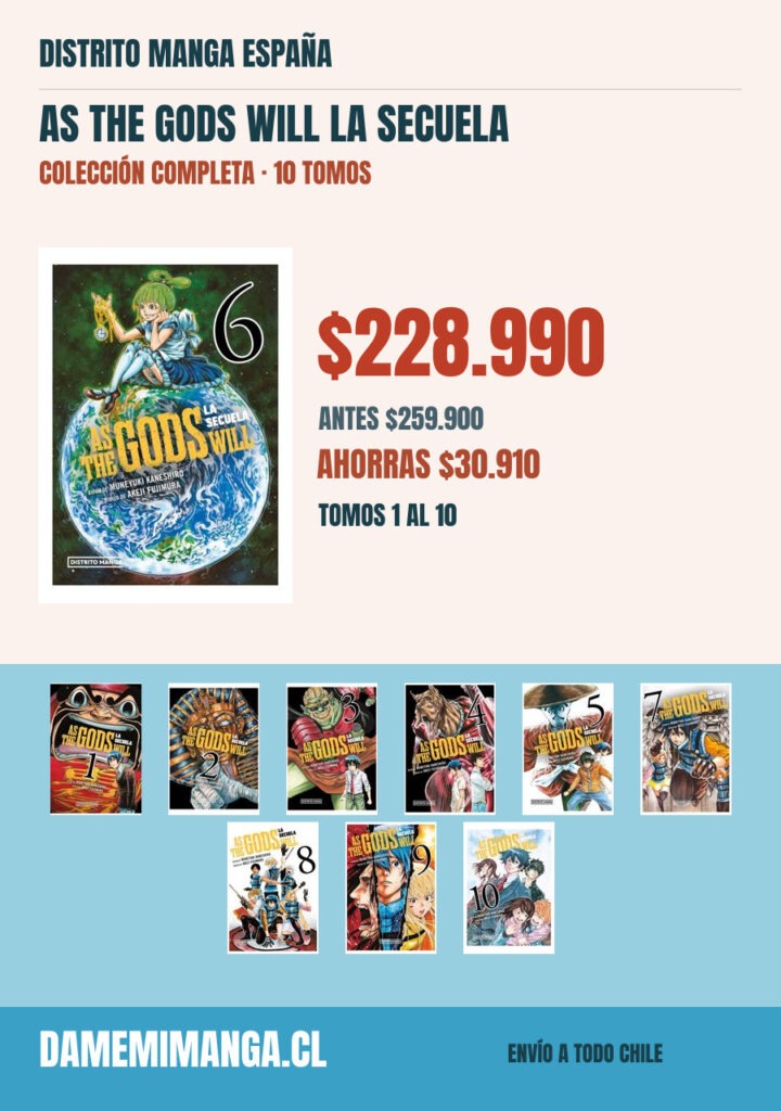 As The Gods Will La Secuela Colección Completa (10 tomos) – Distrito Manga España