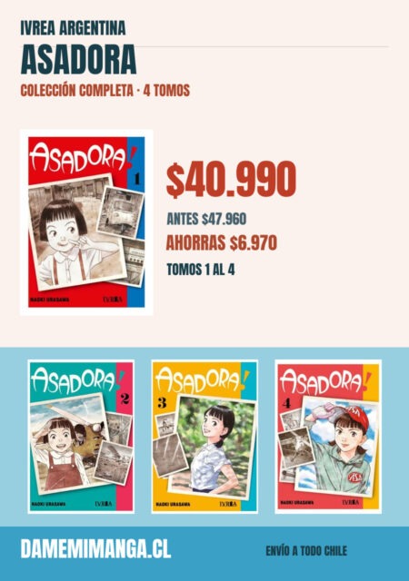 Asadora Colección Completa (4 tomos) – Ivrea Argentina