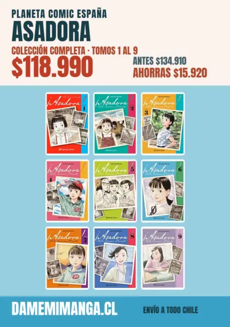 Asadora Colección Completa (9 tomos) – Planeta Comic España