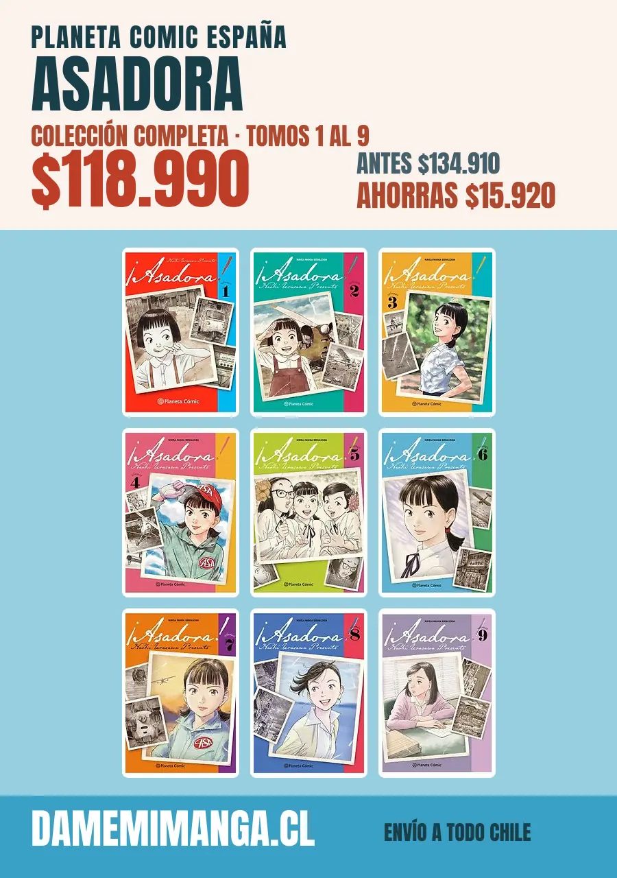Asadora Colección Completa (9 tomos) – Planeta Comic España