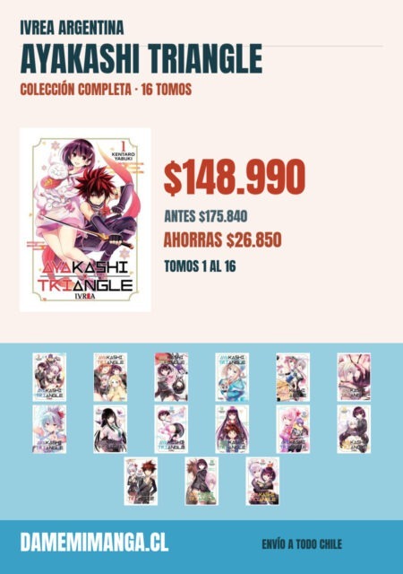 Ayakashi Triangle Colección Completa (16 tomos) – Ivrea Argentina