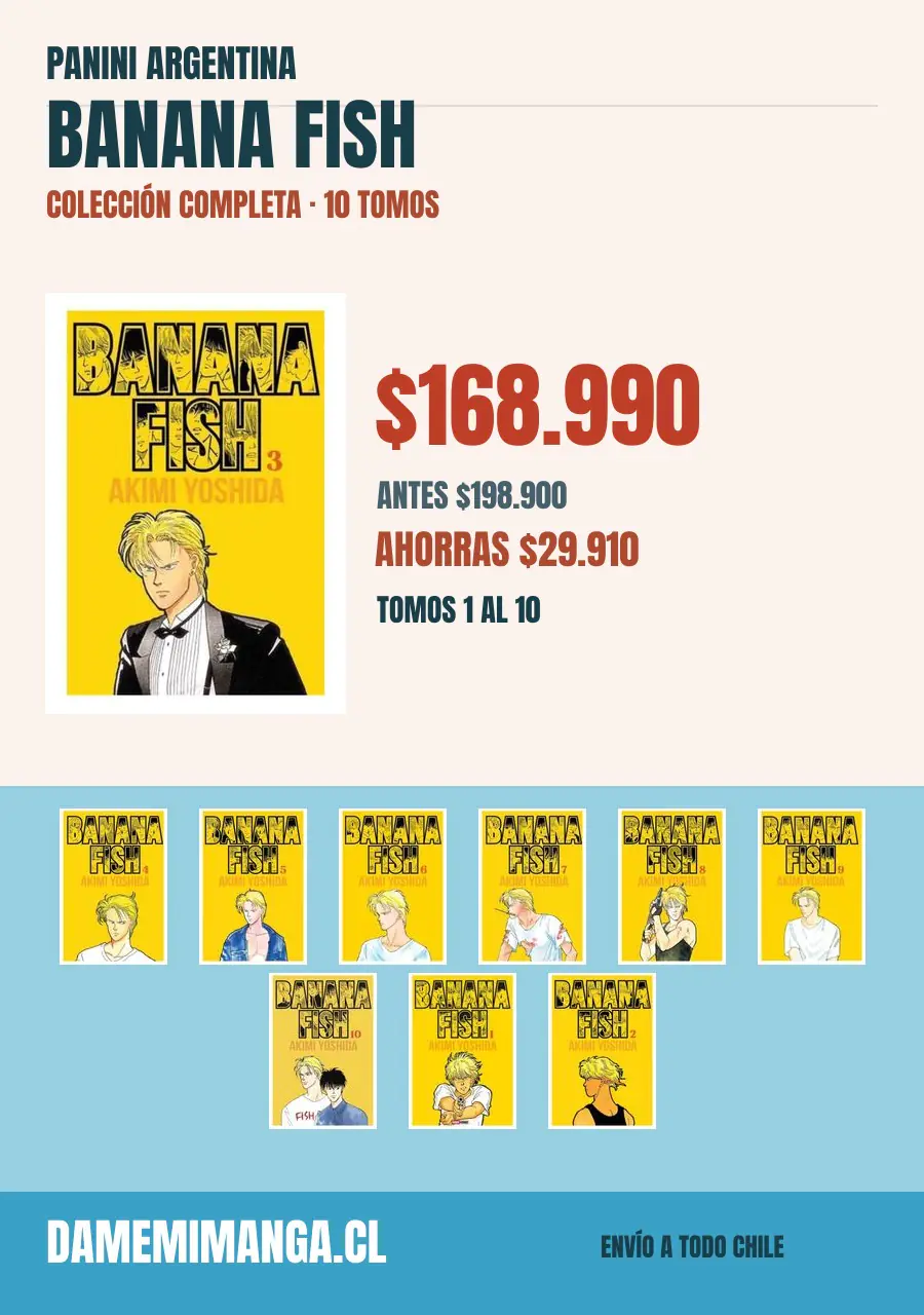 Banana Fish Colección Completa (10 tomos) – Panini Argentina