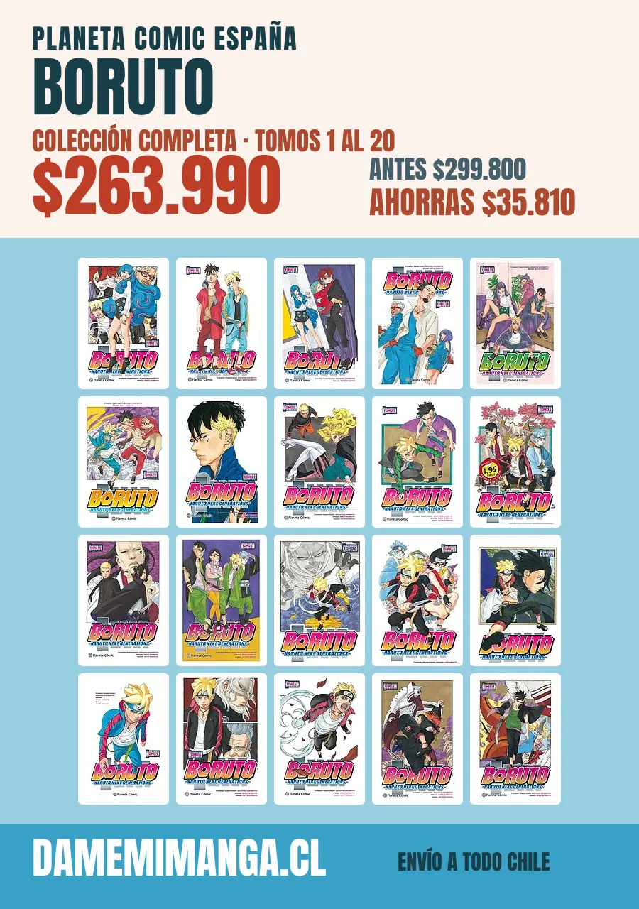 Boruto Colección Completa (20 tomos) – Planeta Comic España