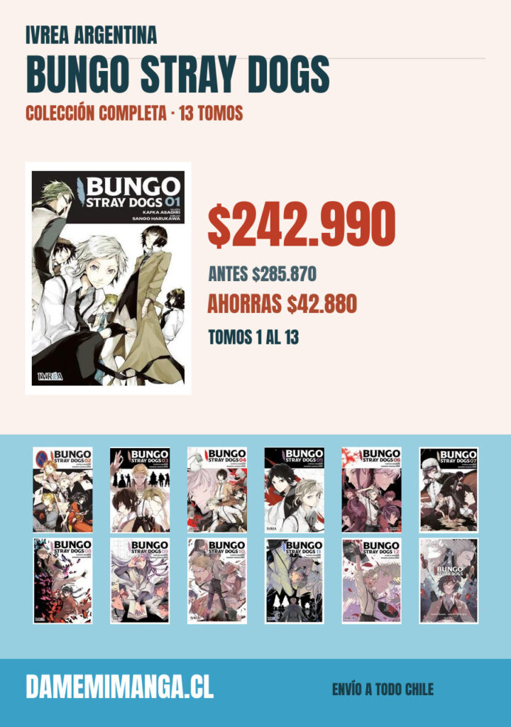 Bungo Stray Dogs Colección Completa (13 tomos) – Ivrea Argentina