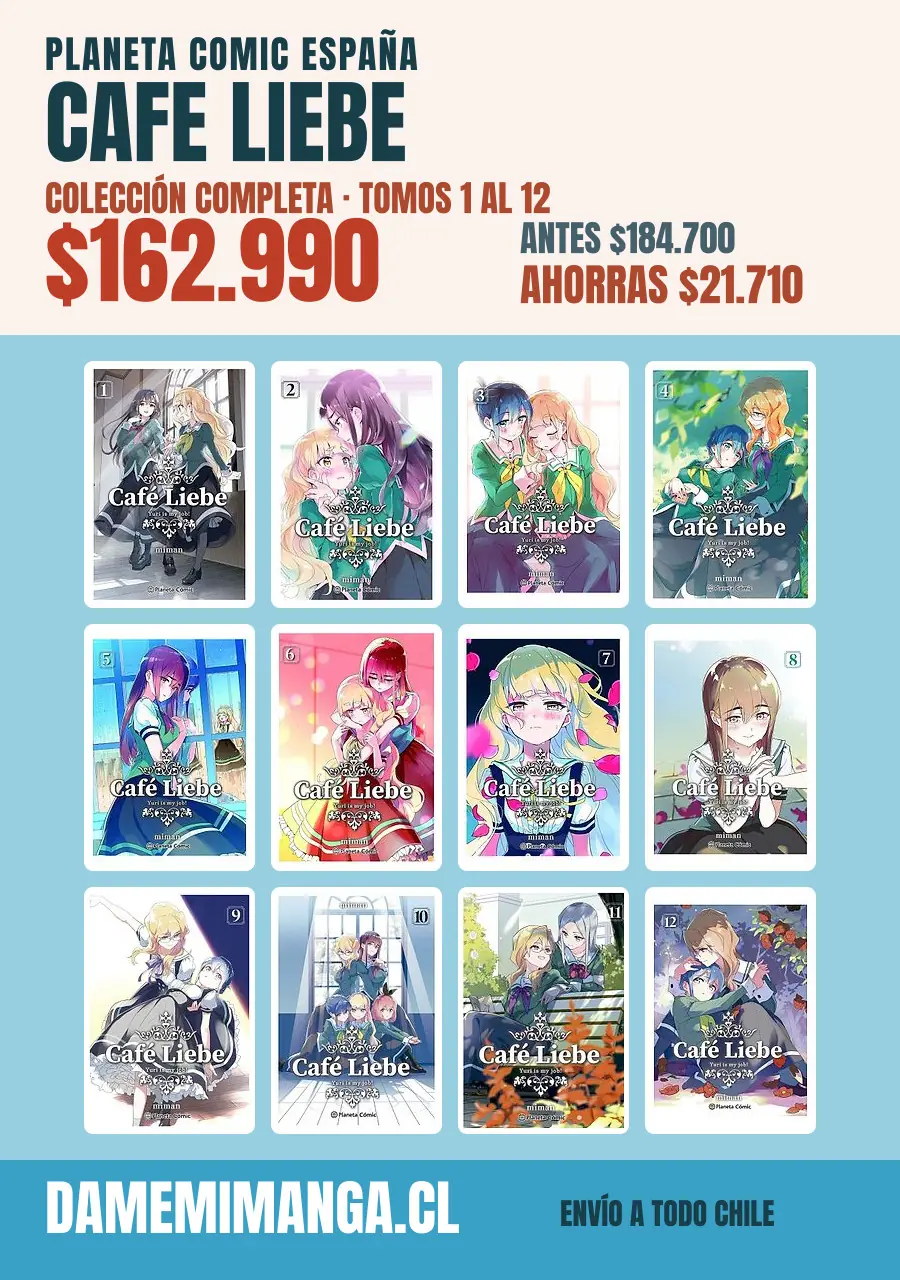 Cafe Liebe Colección Completa (12 tomos) – Planeta Comic España