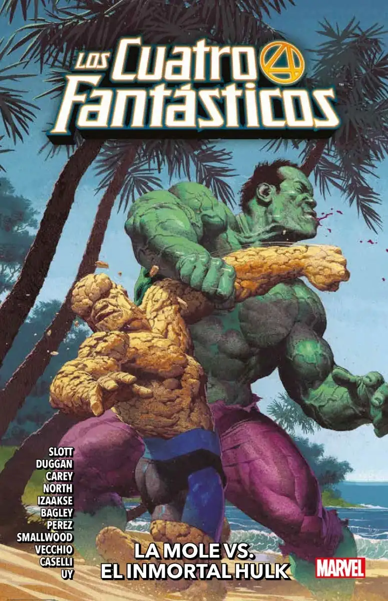 Los Cuatro Fantasticos 04 la Mole vs el Inmortal Hulk - Panini Argentina