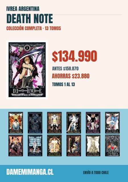 Death Note Colección Completa (13 tomos) – Ivrea Argentina