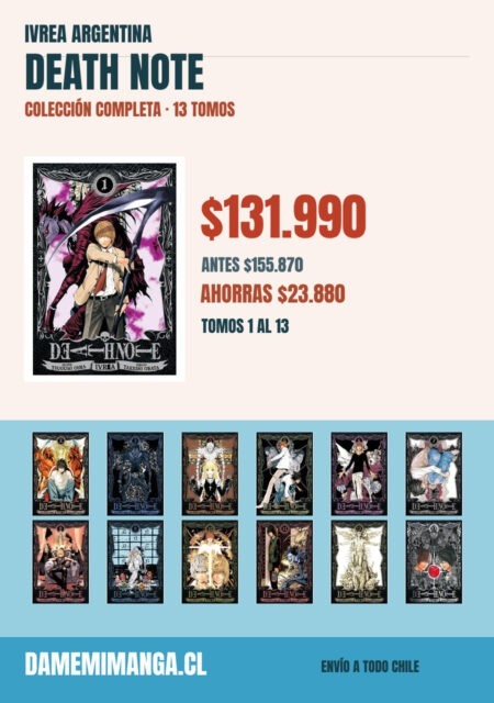 Death Note Colección Completa (13 tomos) – Ivrea Argentina
