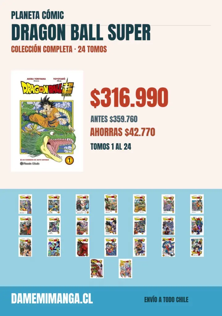 Dragon Ball Super Colección Completa (24 tomos) – Planeta Cómic