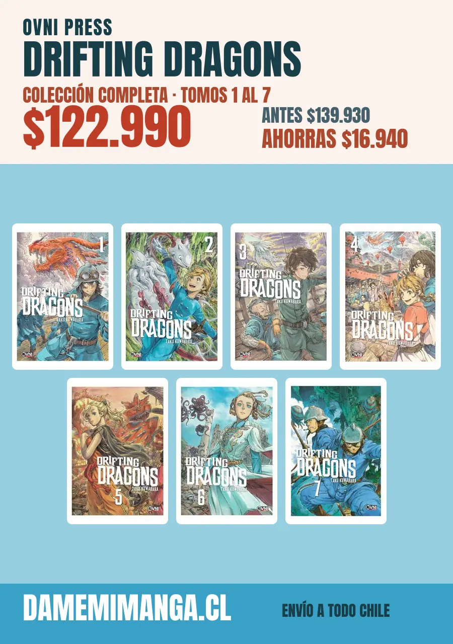 Drifting Dragons Colección Completa (7 tomos) – Ovni Press