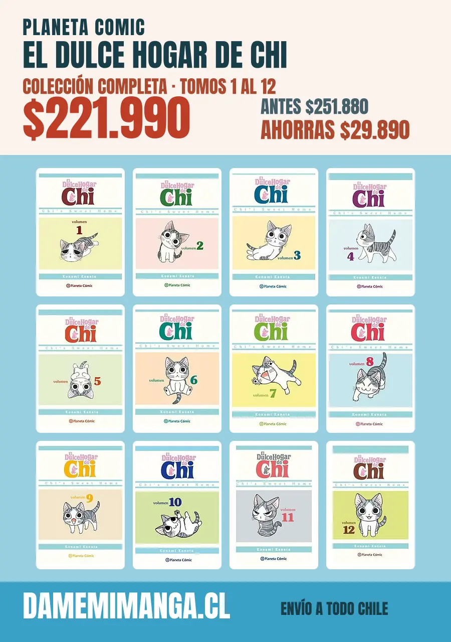 El dulce hogar de Chi Colección Completa (12 tomos) – Planeta Comic