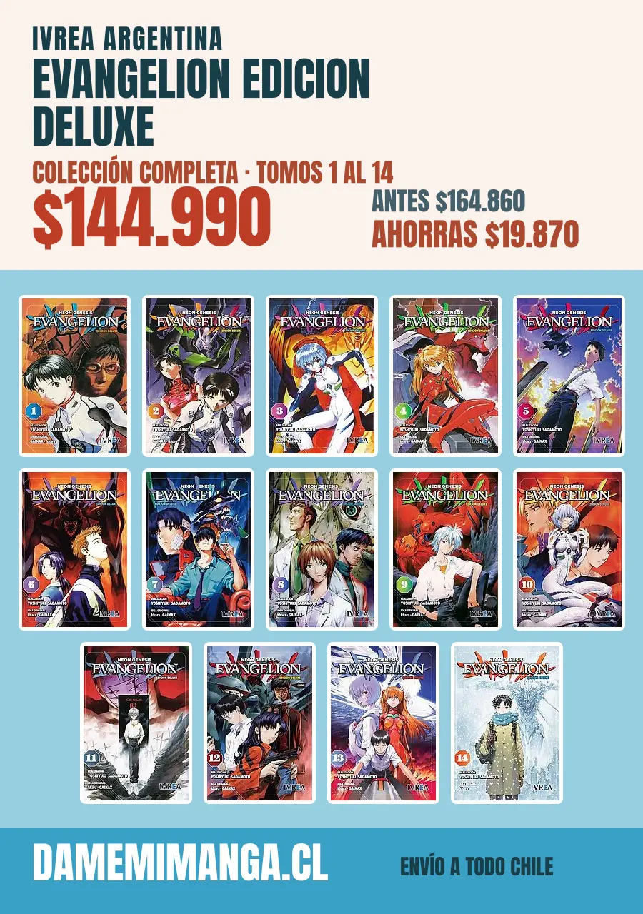 Evangelion Edicion Deluxe Colección Completa (14 tomos) – Ivrea Argentina