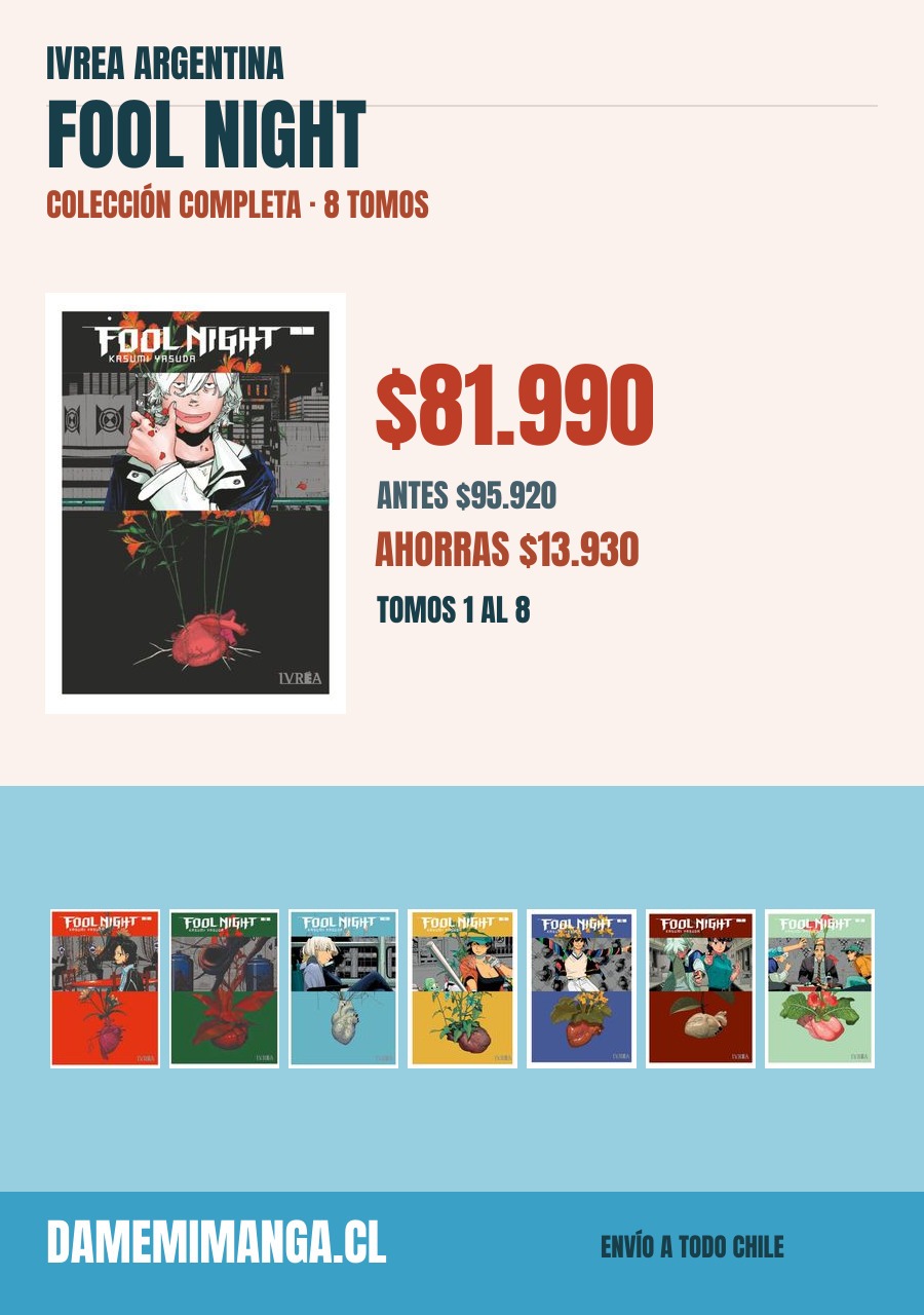 Fool Night Colección Completa (8 tomos) – Ivrea Argentina