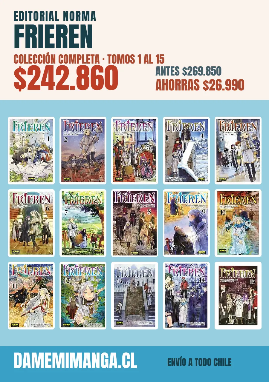 Frieren Colección Completa (15 tomos) – Editorial Norma