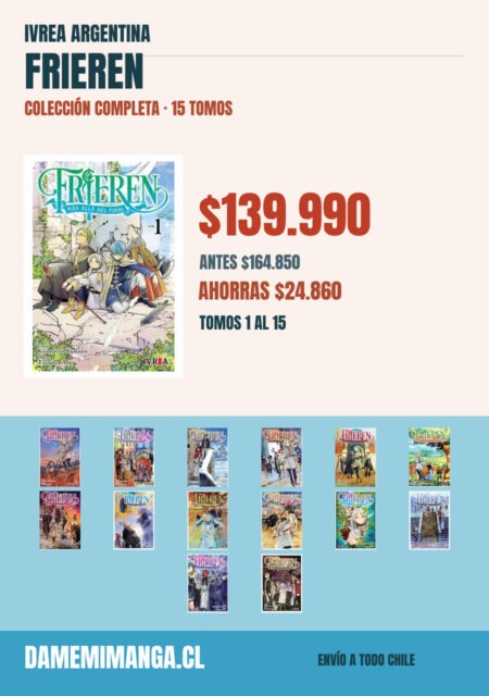 Frieren Colección Completa (15 tomos) – Ivrea Argentina