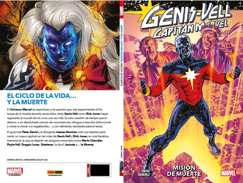 Genis Vell Captain Marvel - Panini Argentina