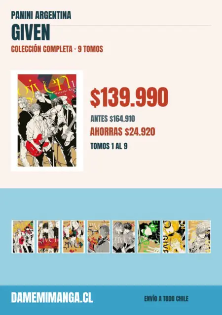 Given Colección Completa (9 tomos) – Panini Argentina