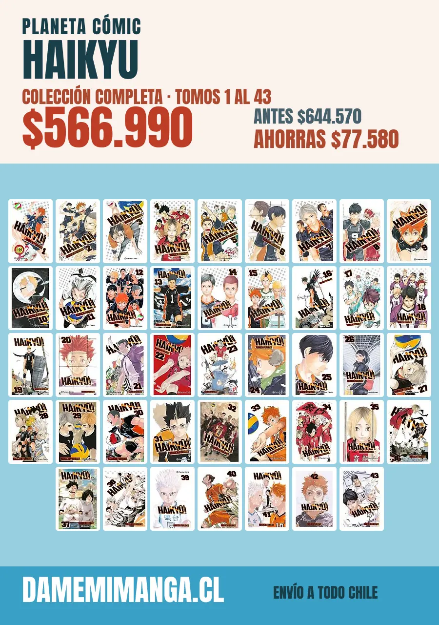 Haikyu Colección Completa (43 tomos) – Planeta Cómic