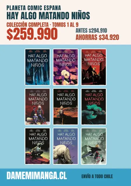 Hay Algo Matando Niños Colección Completa (9 tomos) – Planeta Comic Espana