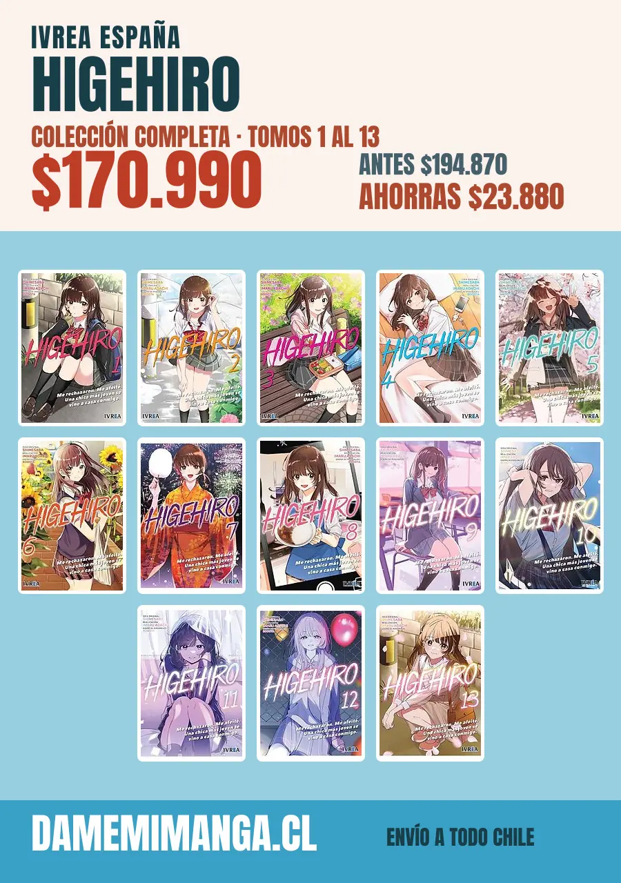 Higehiro Colección Completa (13 tomos) – Ivrea España