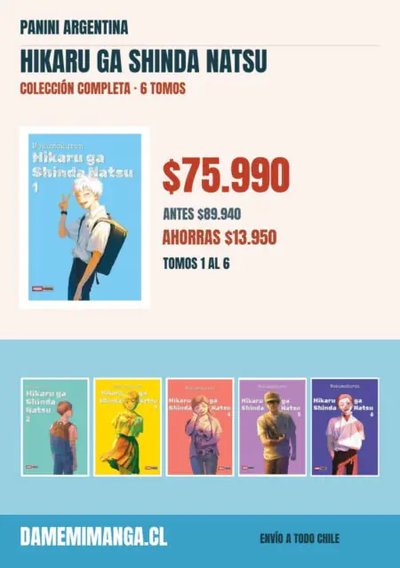 Hikaru ga Shinda Natsu Colección Completa (6 tomos) – Panini Argentina