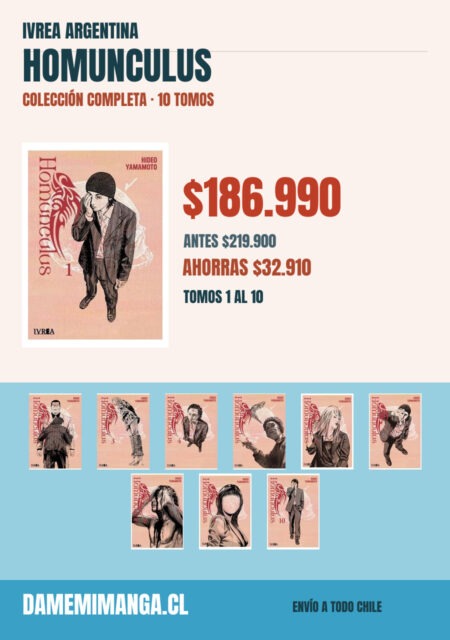 Homunculus Colección Completa (10 tomos) – Ivrea Argentina