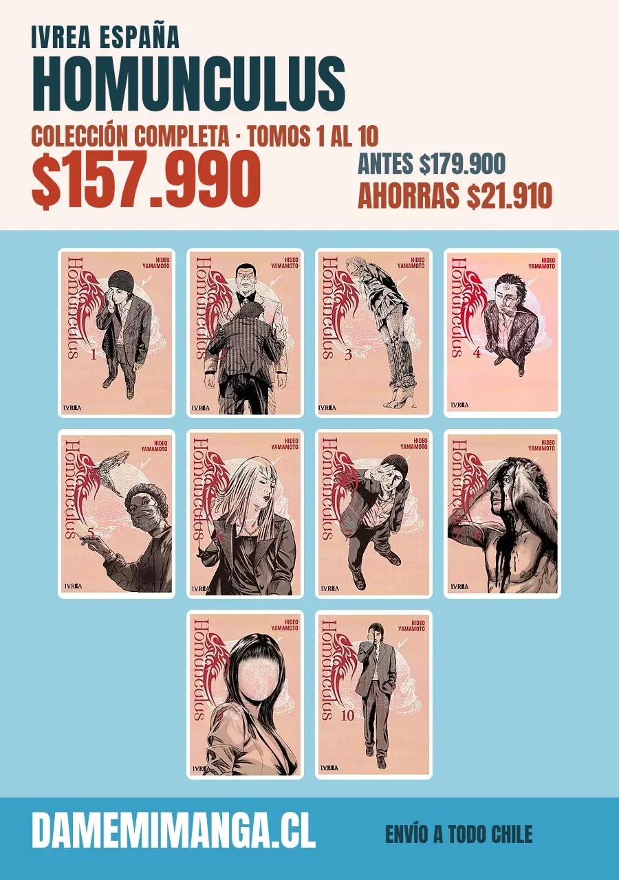 Homunculus Colección Completa (10 tomos) – Ivrea España